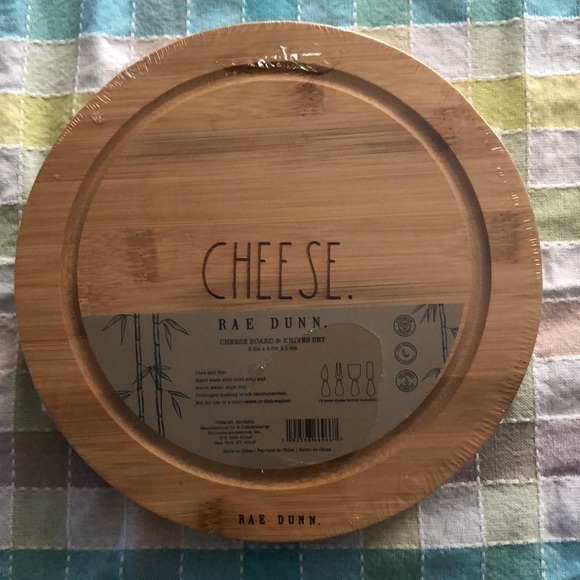 Rae Dunn Dining Rae Dunn Cheese Cheese Board Knives Set Poshmark